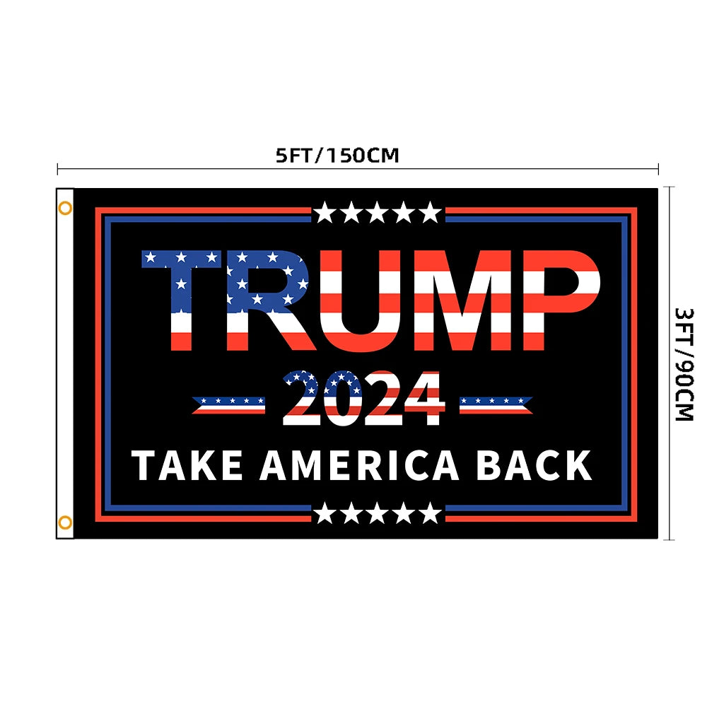 Trump 2024 Take Back America Flag