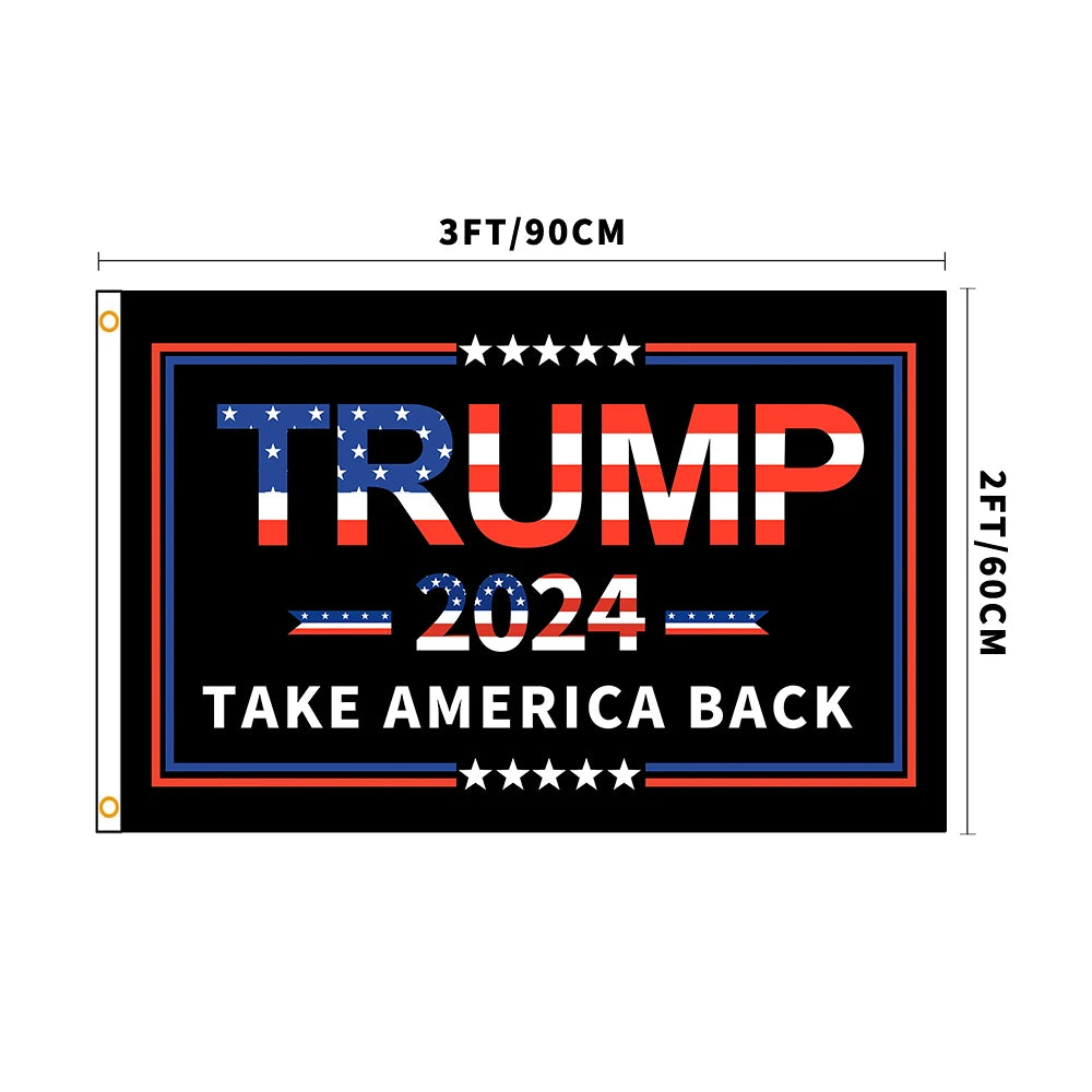 Trump 2024 Take Back America Flag