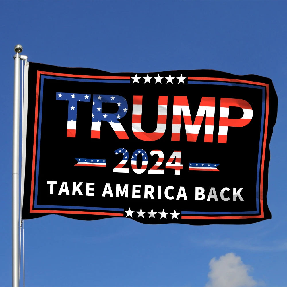 Trump 2024 Take Back America Flag